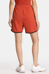 Rosaline Flex Fit Easy Movement Shorts - Burnt Ochre — thumbnail 3